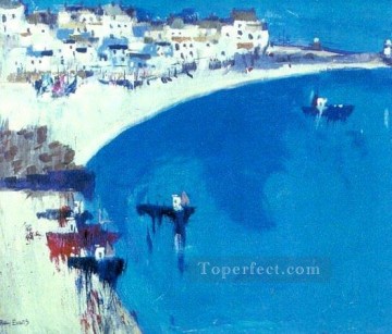 エーゲ海と地中海 Painting - yxf049hC 印象派厚塗り厚塗り